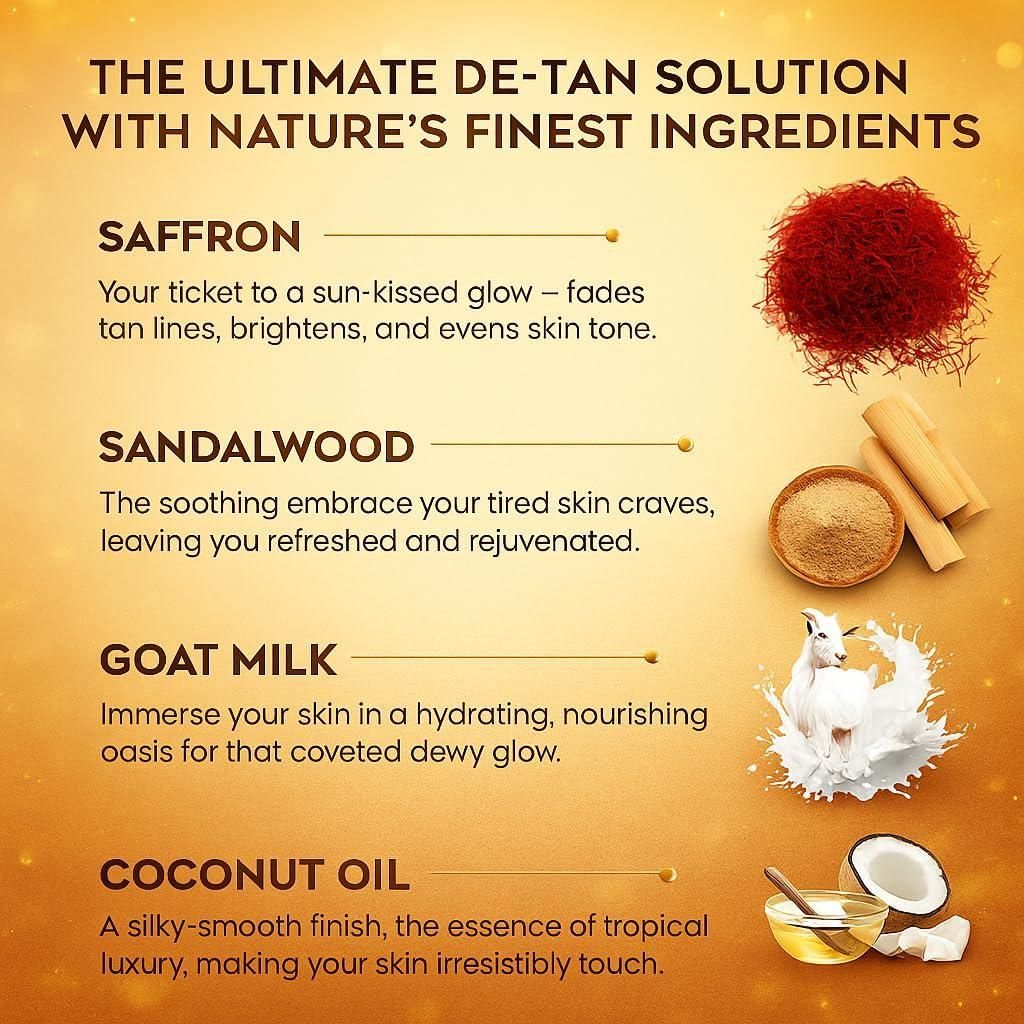 Sandalwood + Saffron Magic Soap 100 gm each Pack of 2